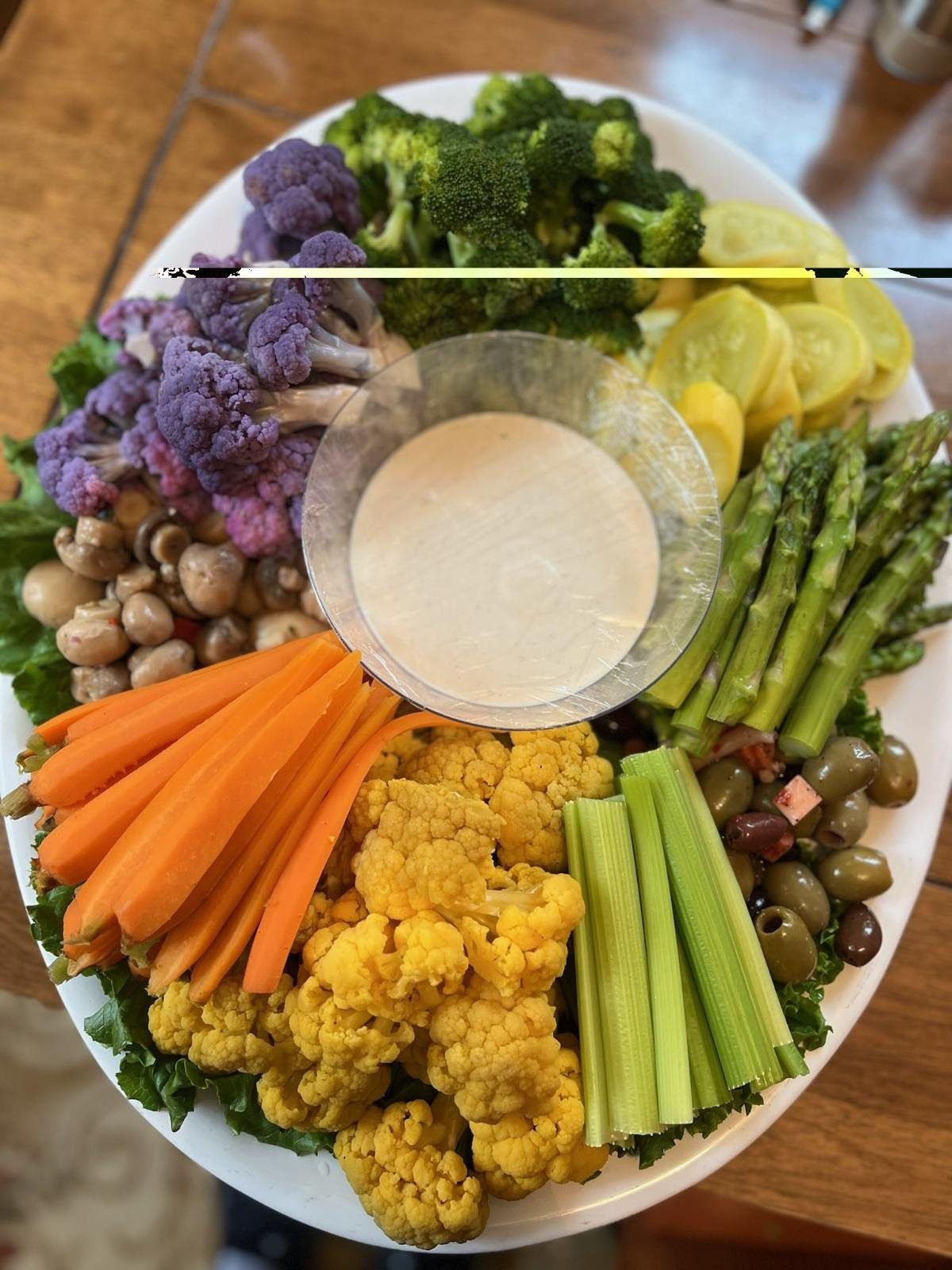 Fresh crudité platter — WSG Services