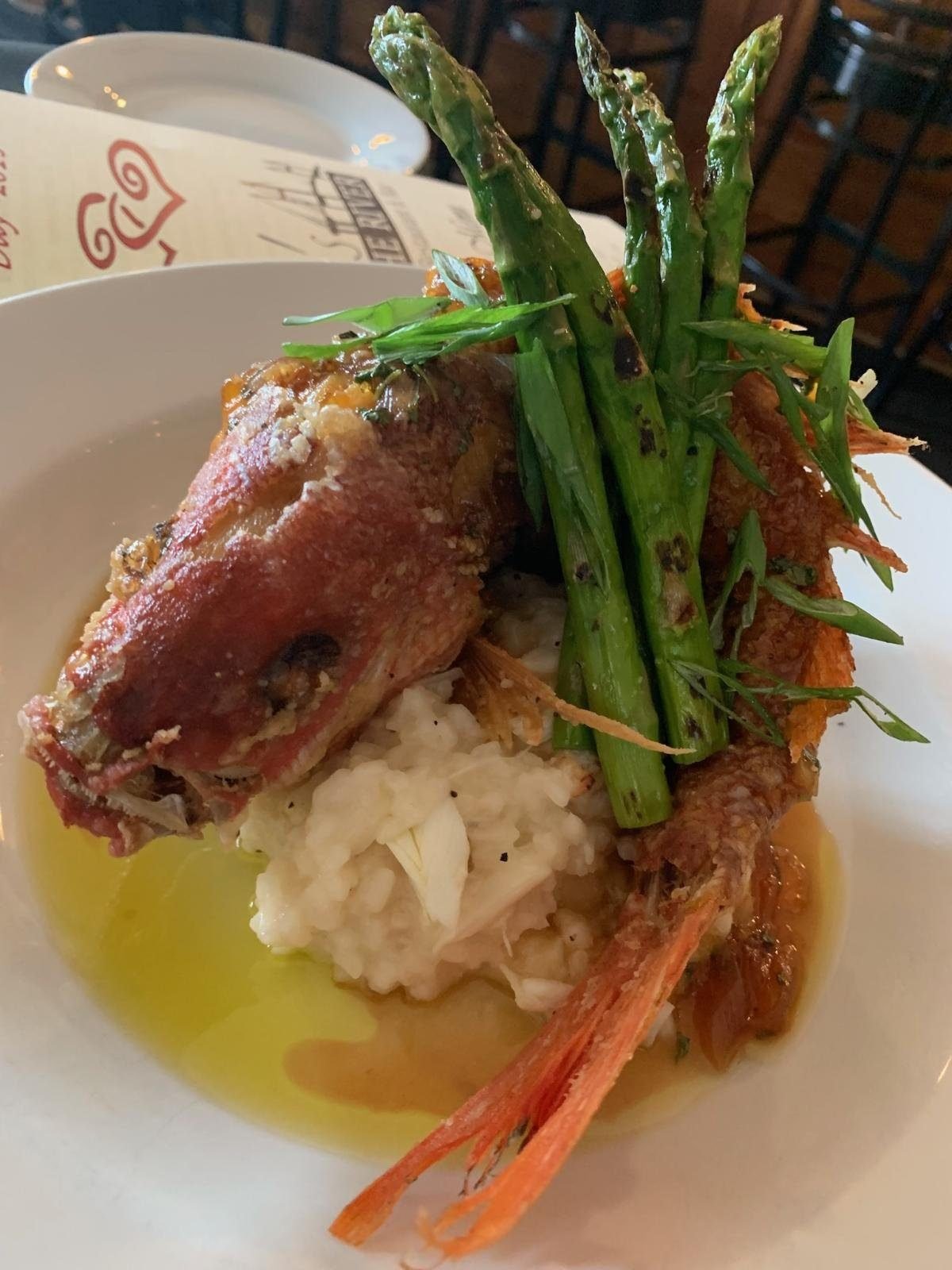Seared fish &amp; crab — WSG Services